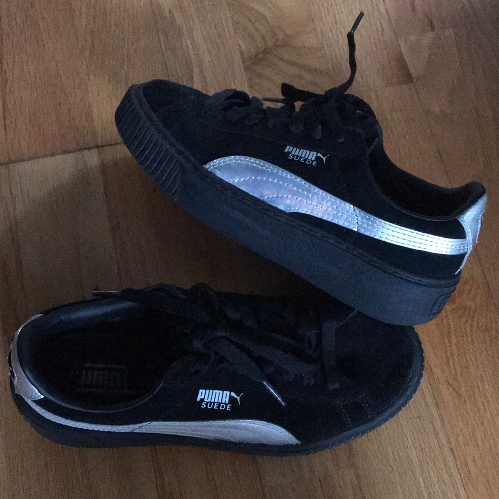 Suede and Metallic Pumas